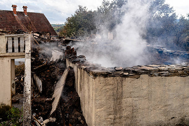 Professional Fire Damage Removal technician working in Cushing, WI